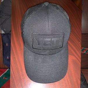 ALL BLACK Yeti Cooler Trucker Hat